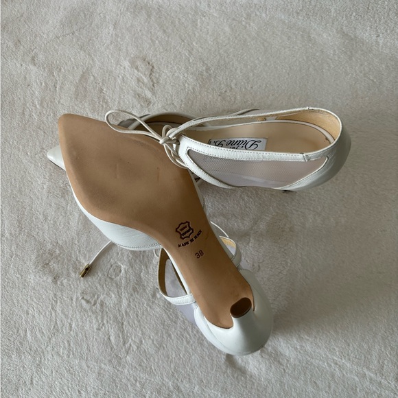 NEW Pancaldi for Diane B. White Pumps, Made in Italy size 38 - 7 - Picture 8 of 9